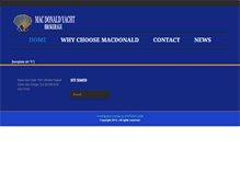 Tablet Screenshot of macyacht.com